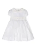 Dolce & Gabbana Kids lace-trimmed party dress - White