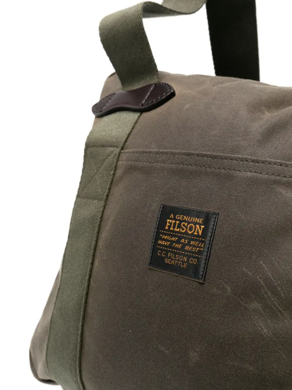 Filson Cloth logo patch Tote Bag Farfetch