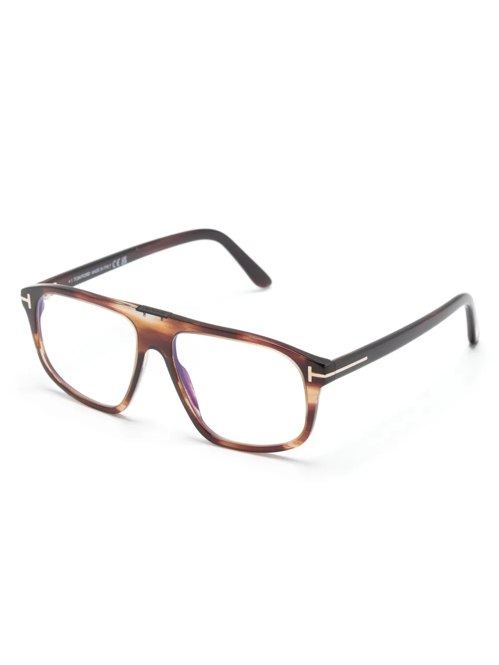 TOM FORD Eyewear Bril met piloten montuur - Bruin