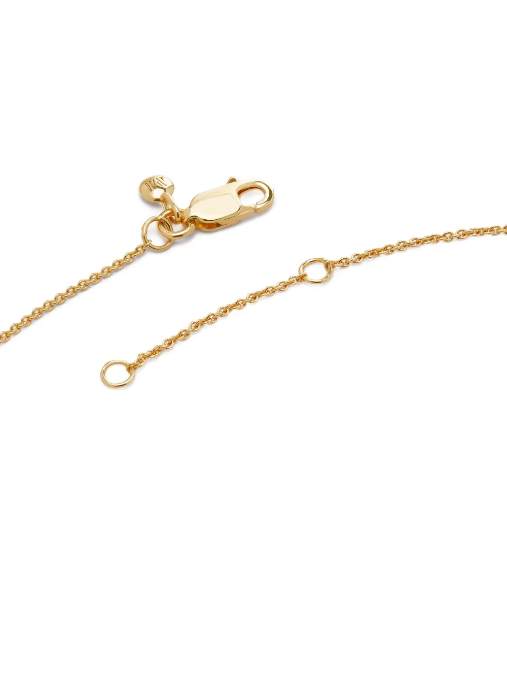Monica Vinader Crystal-embellishment Round-pendant Necklaces In Brown