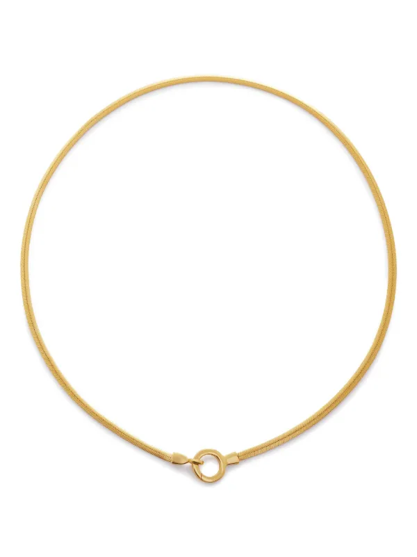 Monica Vinader snake-chain Necklace Gold FARFETCH UK