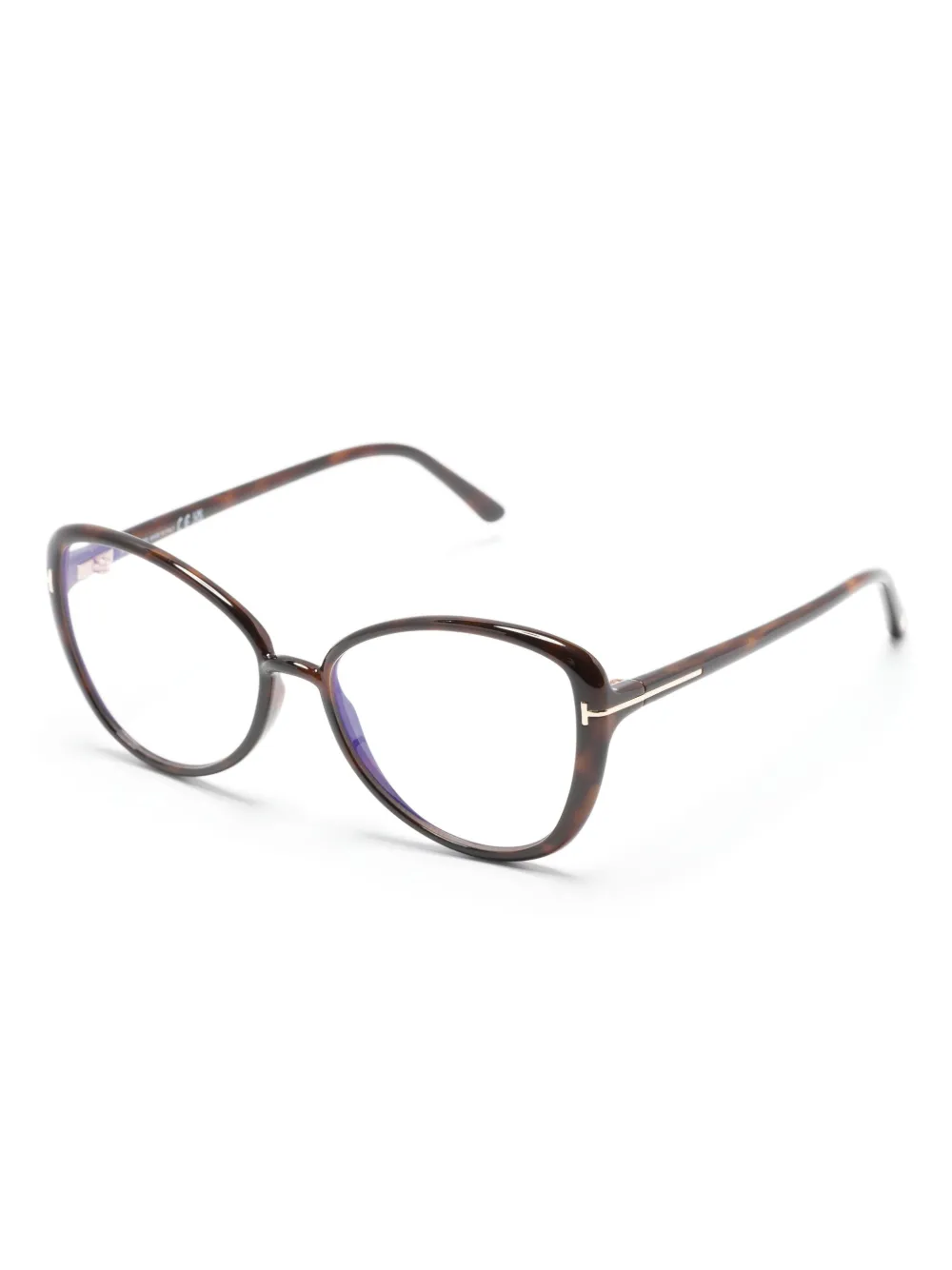 TOM FORD Eyewear Bril met oversized montuur - Bruin