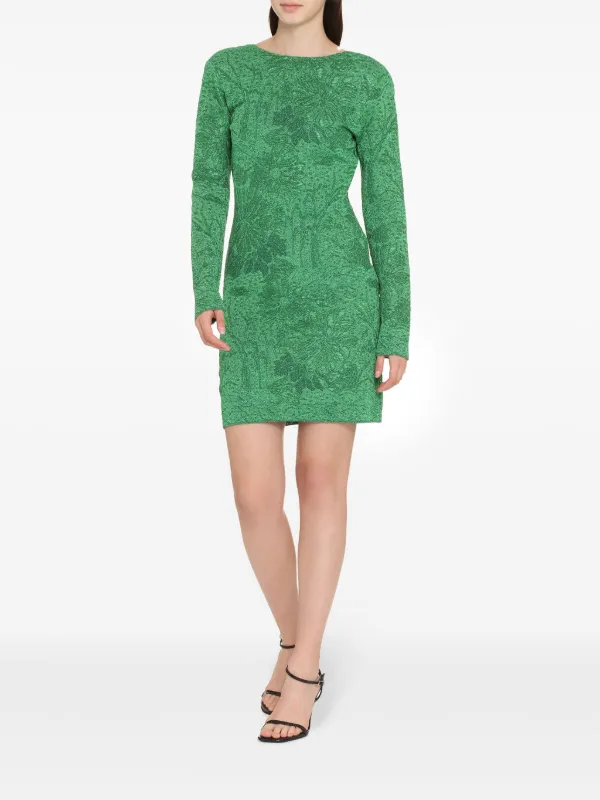 DOLCE&GABBANA ルレックス フローラルジャカード スカート