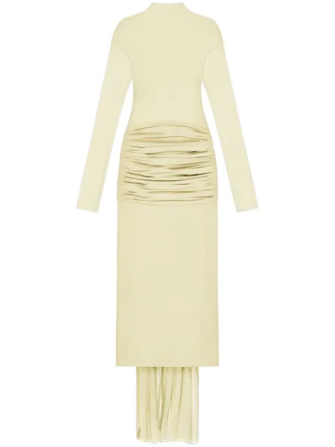 Givenchy Gerafftes Maxikleid aus Seide