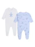 Kenzo Kids logo-print babygrow set (set of two) - Blue