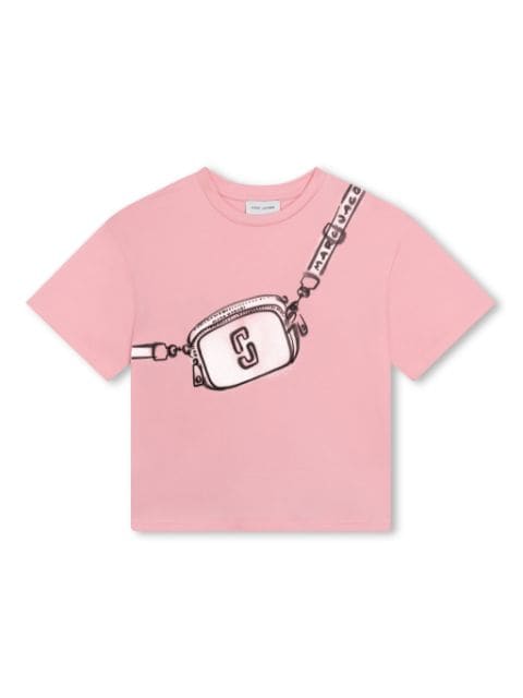 Marc Jacobs Kids trompe l'oeil-print cotton T-shirt