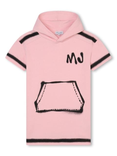 Marc Jacobs Kids robe en coton à logo imprimé
