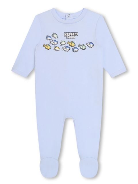 Kenzo Kids graphic-print organic cotton pajamas