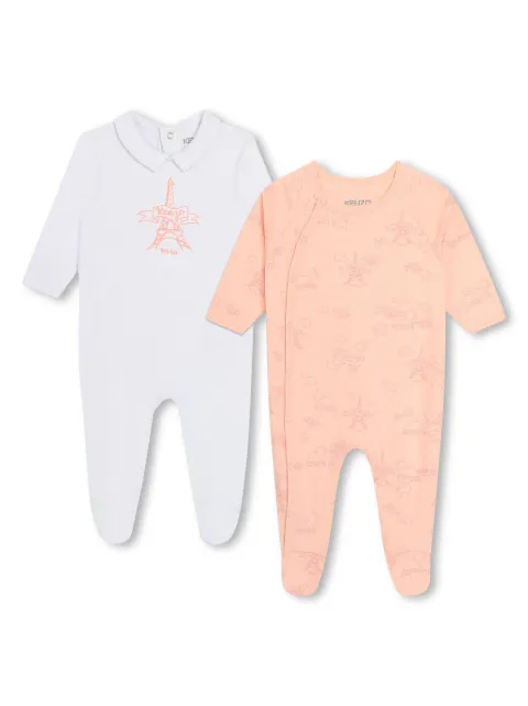 Kenzo Kids pijama con estampado gráfico
