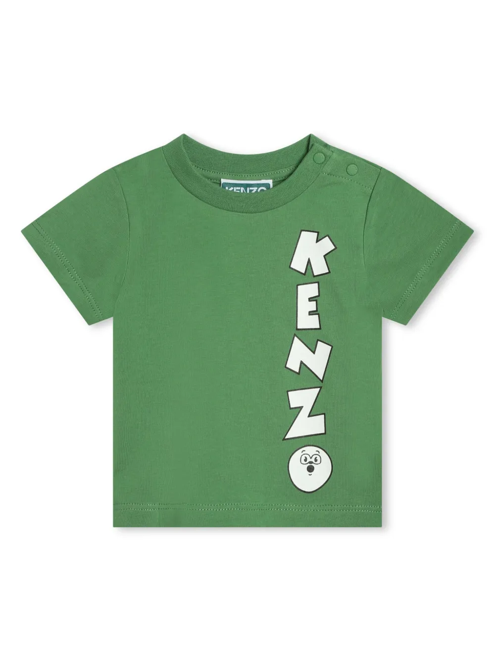 Kenzo Kids T-shirt met logoprint Groen