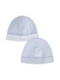 Givenchy Kids logo-print cotton hat (set of two) - Blue