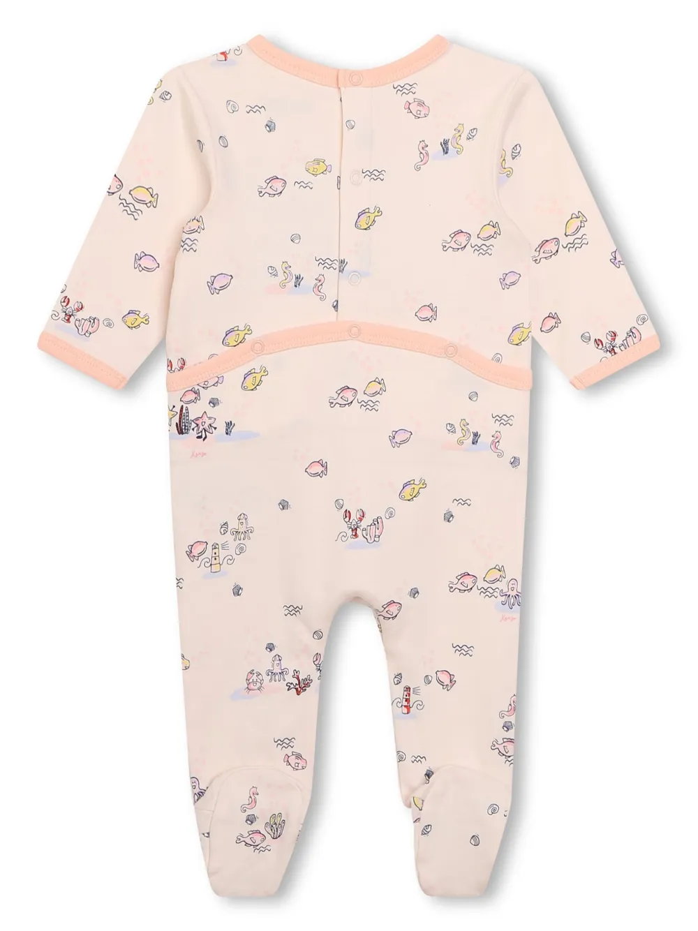 Kenzo Kids Katoenen babypakje Beige