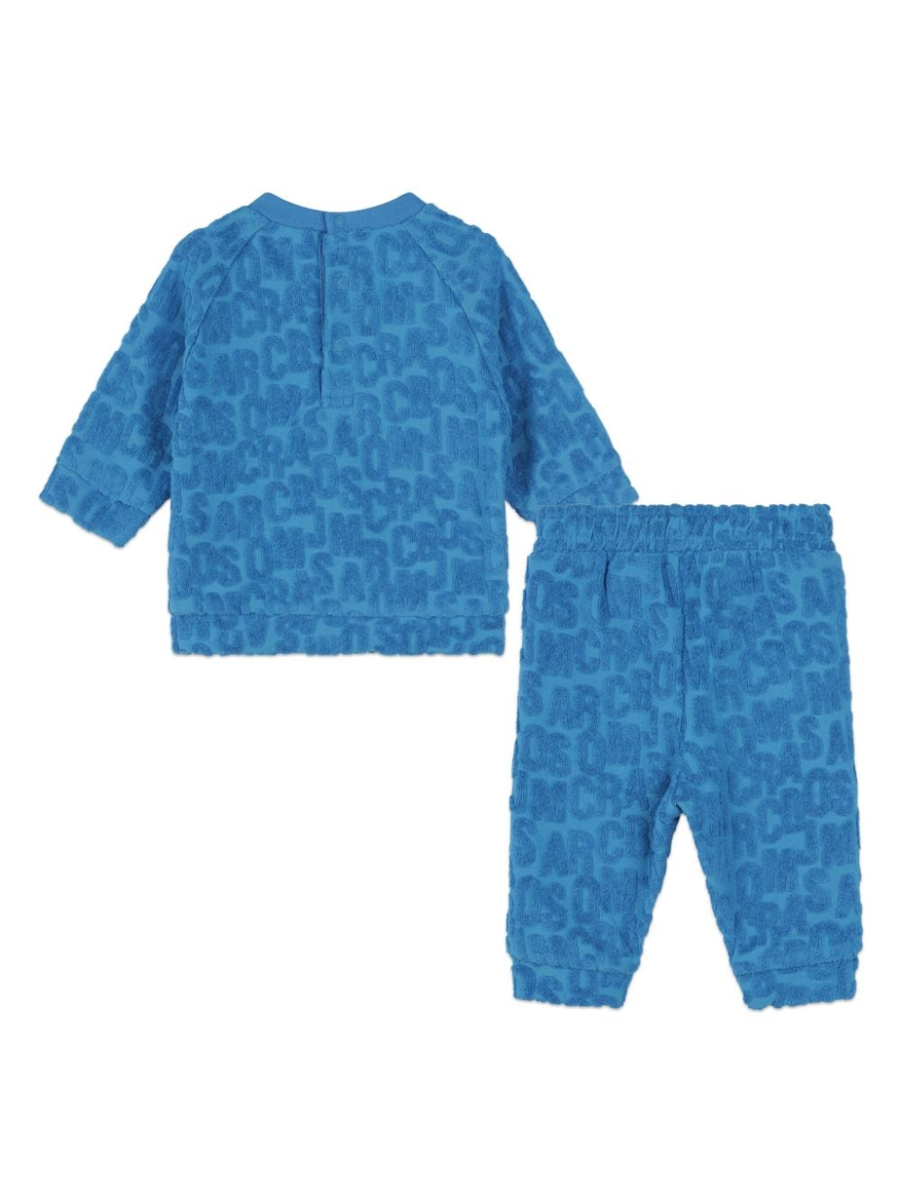 Shop Marc Jacobs Logo-jacquard Trousers Set In Blue