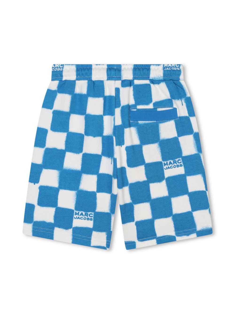 Image 2 of Marc Jacobs Kids spray-paint cotton shorts