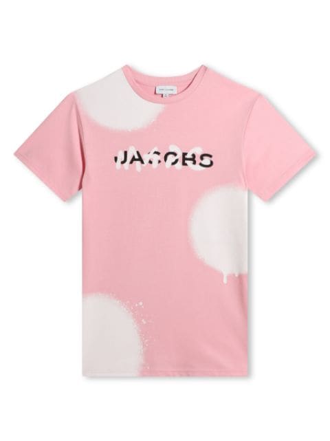 Marc Jacobs Kids Spray Spots-print organic cotton dress
