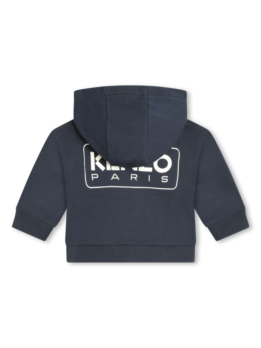 Shop Kenzo Logo-print Cotton Tracksuit In Blue