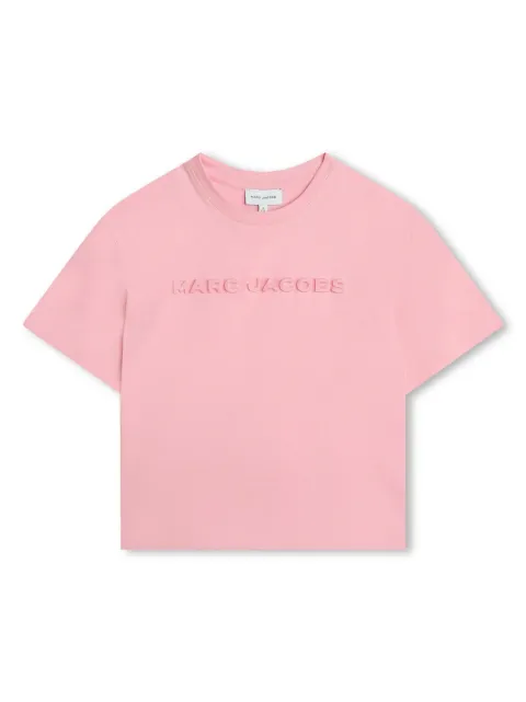 Marc Jacobs Kids embossed-logo cotton T-shirt