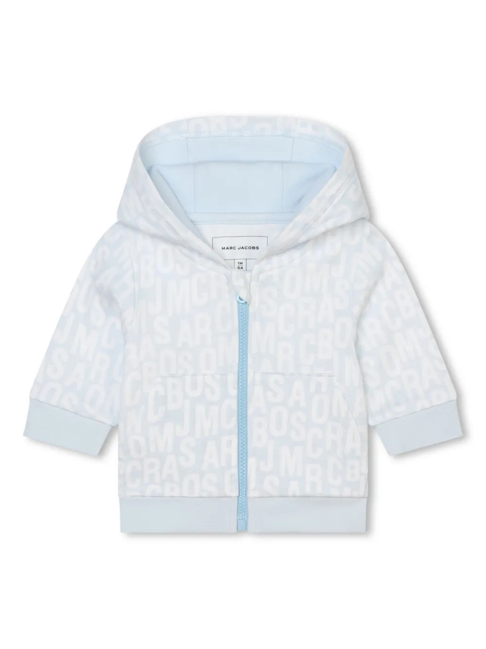 Marc Jacobs Kids Driedelige jersey set met logoprint Blauw