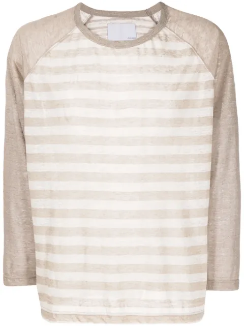 Private Stock striped linen jumper