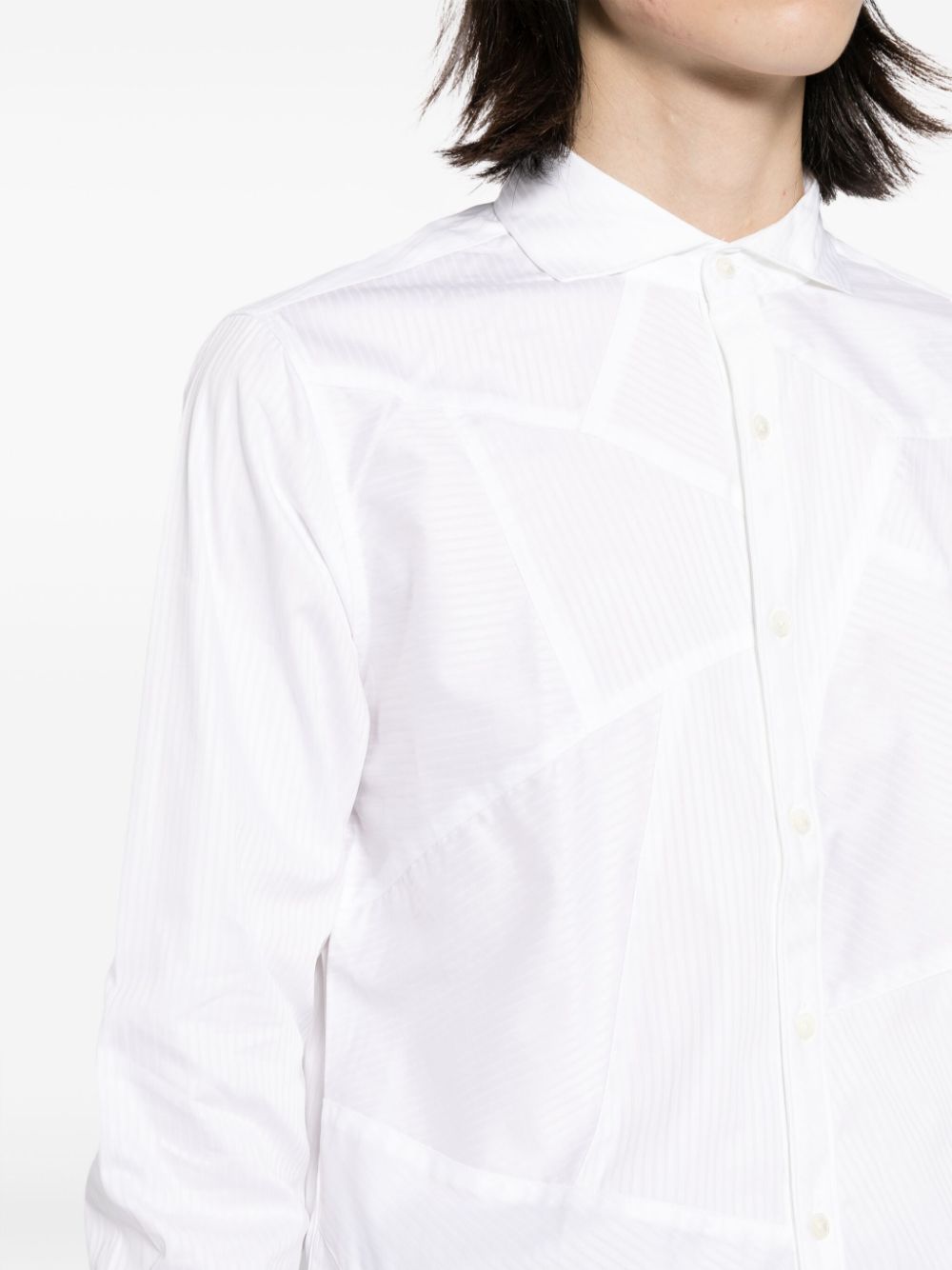 Shop Private Stock Spartacus Cotton Shirt In White