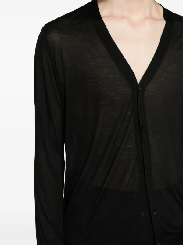 【新品】PERVERZE Double Sheer Cardigan black 718_4bb0d5c673-