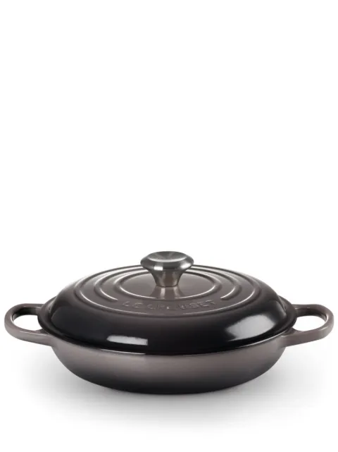 Le Creuset shallow cast iron casserole dish