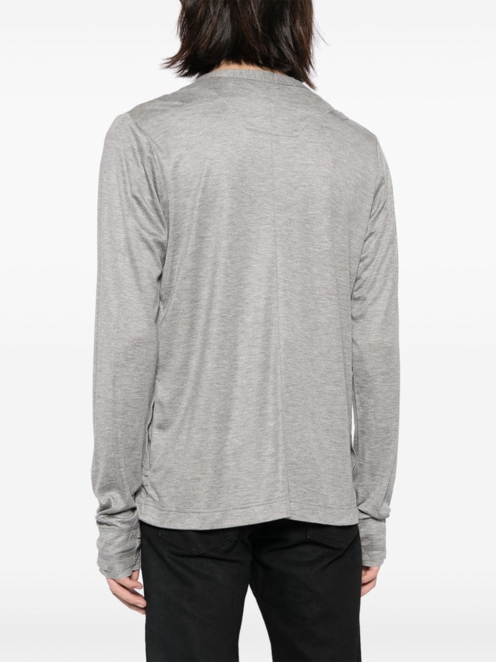 Shop Private Stock The Constantine Mélange-effect Cardigan In Grey