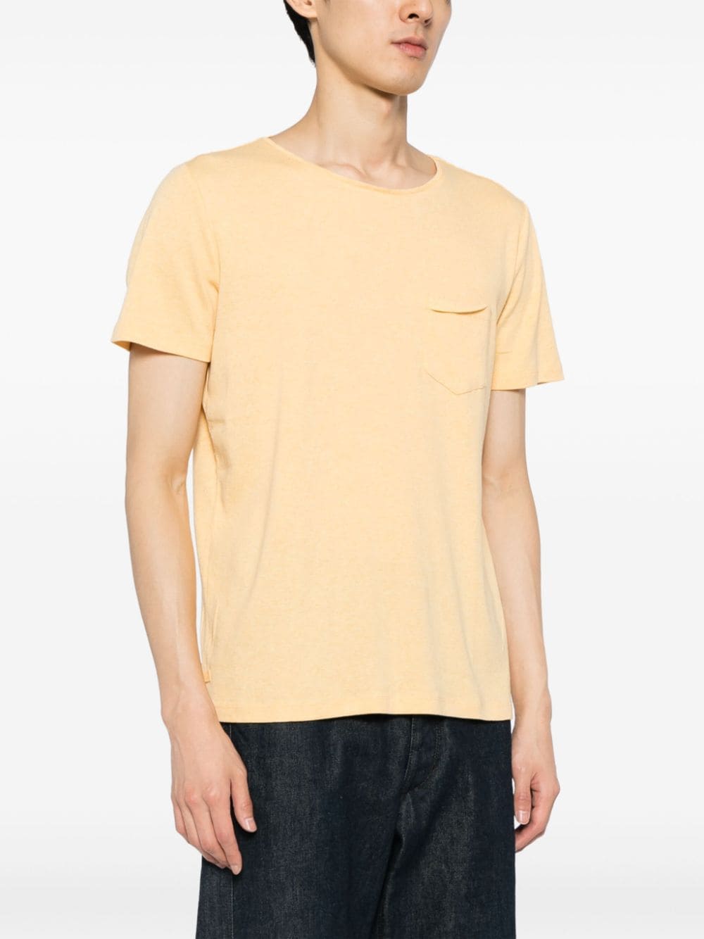 Shop Private Stock The Hector Crew-neck T-shirt In Orange