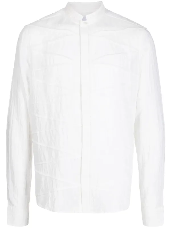 Private Stock Sun Tzu exposed-seam Shirt White FARFETCH IN