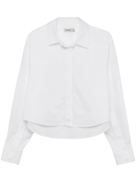 SIMKHAI  Renata cropped shirt