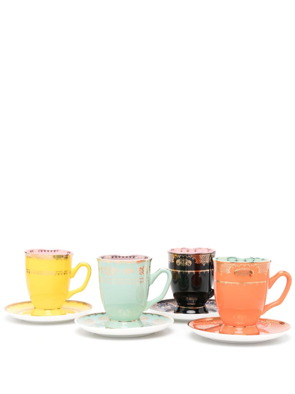 Image 1 of POLSPOTTEN Grandpa porcelain teacups (set of four)