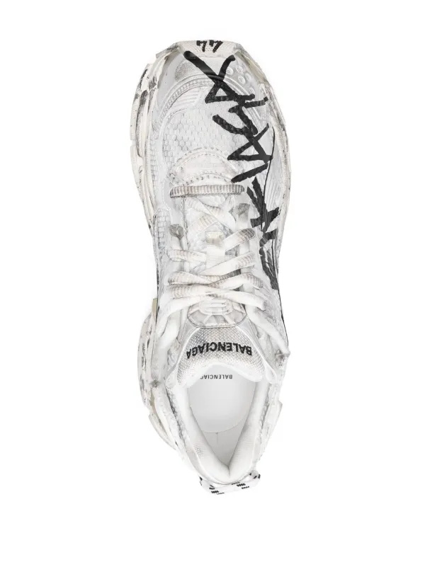 Balenciaga Runner graffiti-print Sneakers - Farfetch