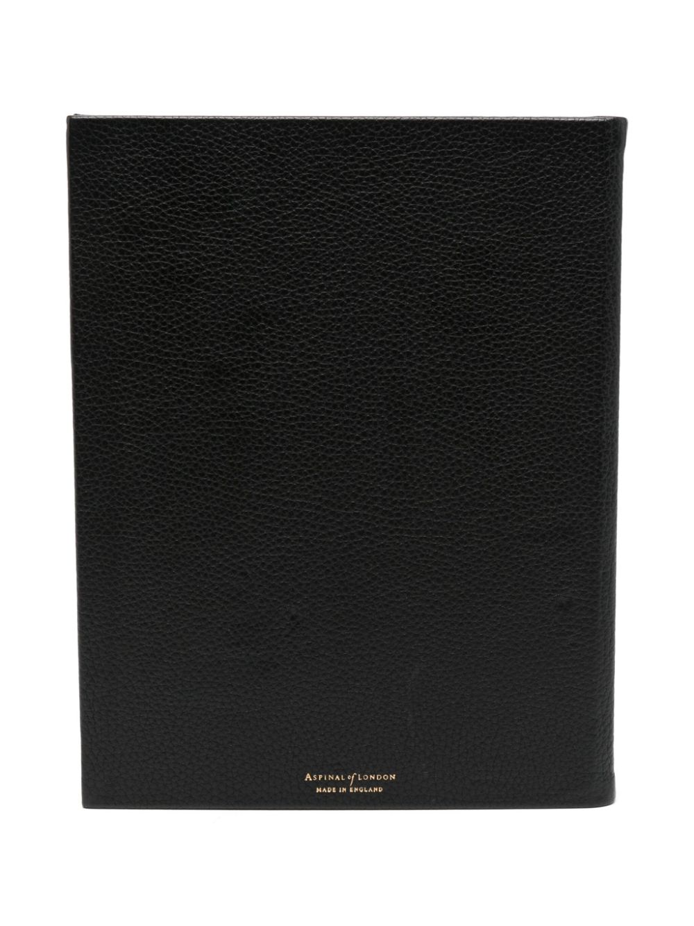 Shop Aspinal Of London 2024 A4 Day To Page Leather Diary In Black