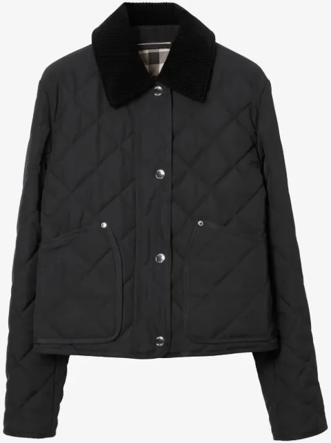 Burberry 长尖领绗缝夹克