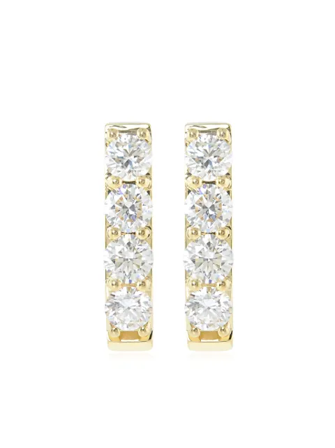 ALINKA 18kt yellow gold Linka Grande diamond hoop earrings