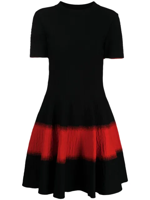 Alexander McQueen Pre-Owned 2010s short-sleeve flared minidress