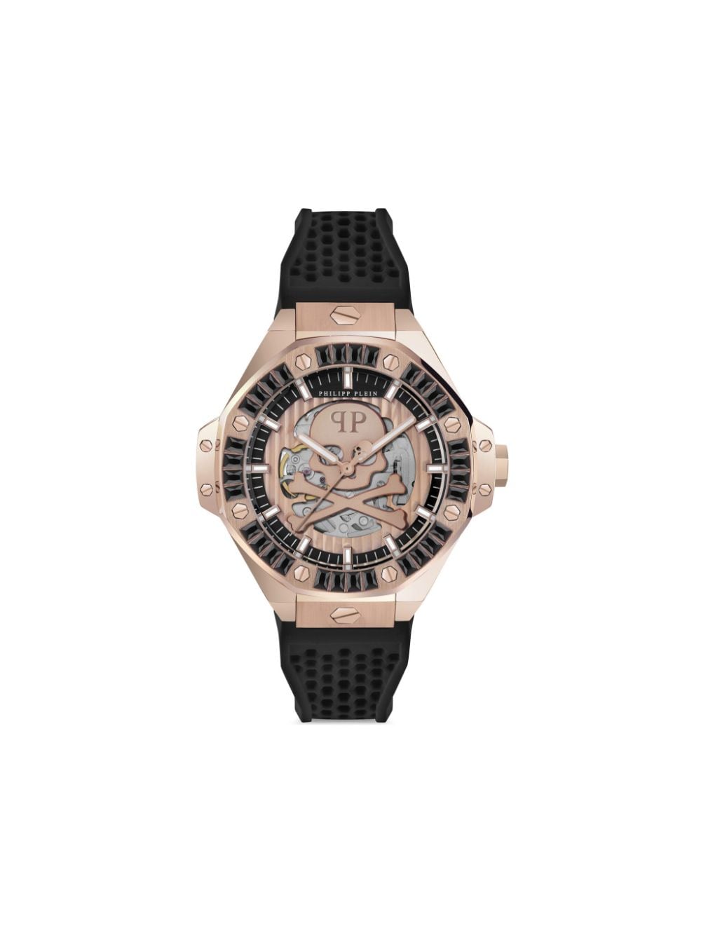 Philipp Plein $keleton Royal 44 mm horloge - Zwart