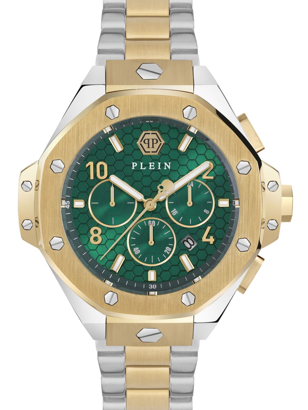 Philipp Plein Chrono 44 mm horloge - Groen