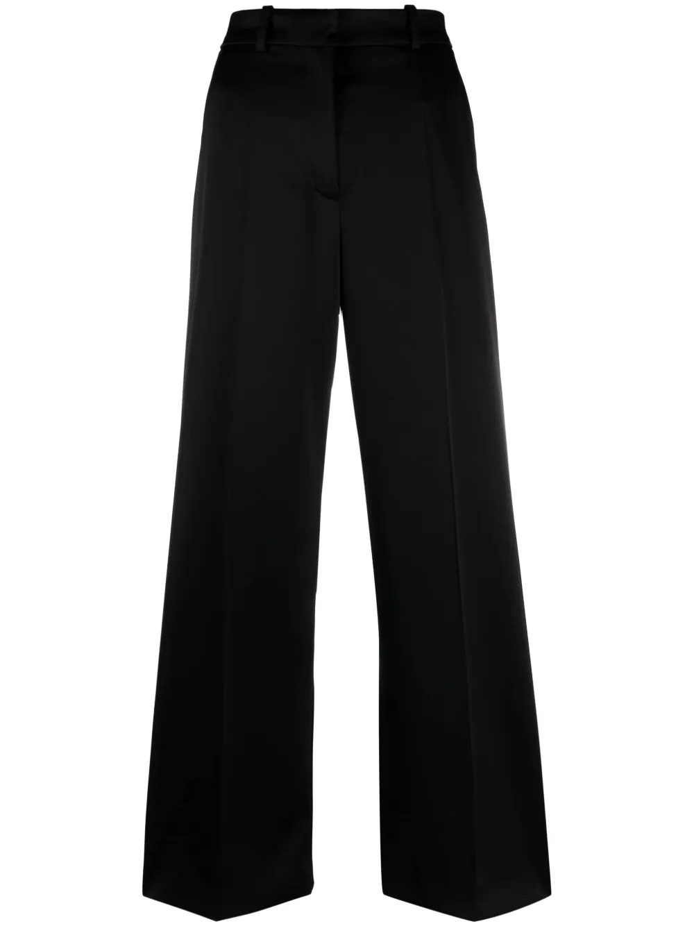 Lanvin Wide-leg Tailored Trousers In Black