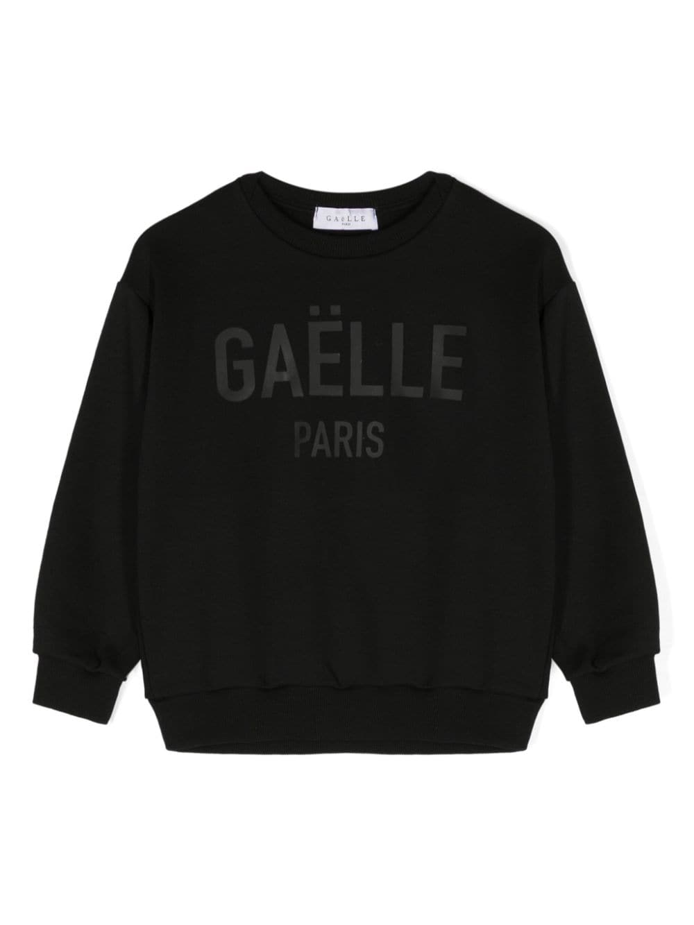 Gaelle Paris Kids Sweater met logoprint Zwart