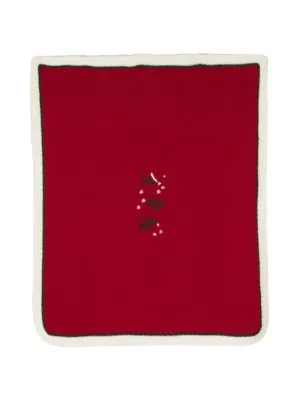 Embroidered wool blanket sales