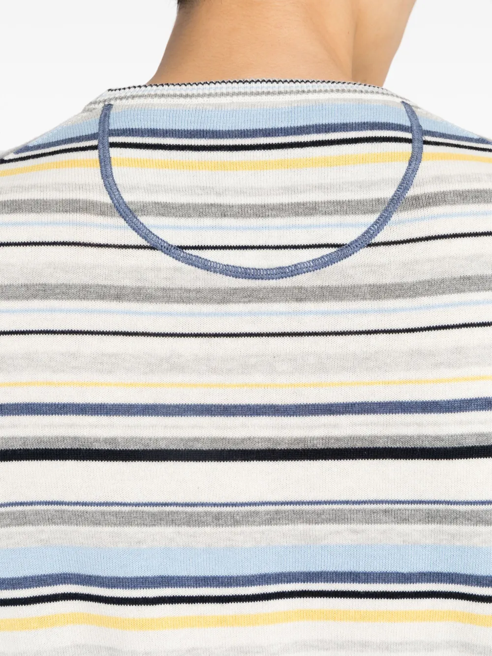 Shop Private Stock The Philippe Striped Jumper In Multicolour