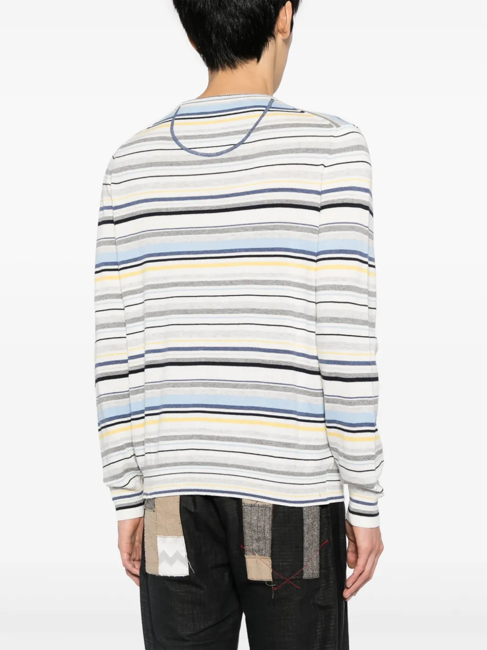 Shop Private Stock The Philippe Striped Jumper In Multicolour