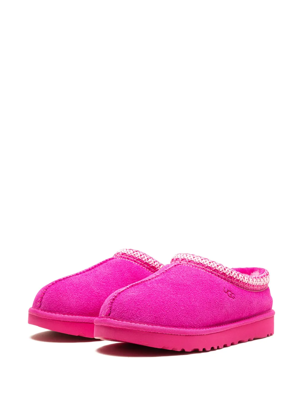 Ugg Tasman "carnation" Suede Slippers In Rosa