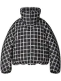 Marni checked padded jacket - Black