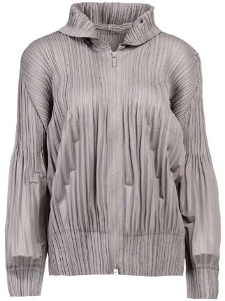 Pleats Please Issey Miyake ジップアップ ジャケット - Farfetch