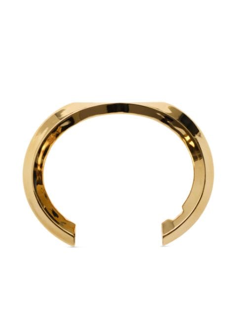 Burberry polished-finish hollow cuff 