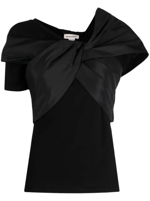 Alexander McQueen Pre-Owned 2010s knot-detail T-shirt