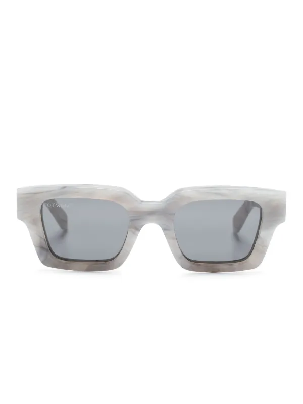 Off White Lunettes De Soleil Rectangulaires Virgil Farfetch