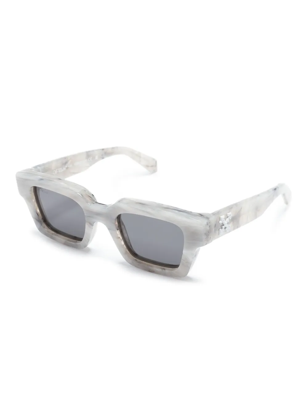 Off-White Eyewear Virgil zonnebril met rechthoekig montuur - Grijs